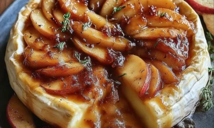 Baked Brie with Caramelized Apples – A Delightful Appetizer