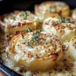 Baked Onions with Asiago Cheese