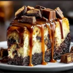 Caramel Brownie Cheesecake