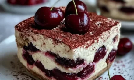 Cherry Amaretto Tiramisu: A Decadent Homemade Delight