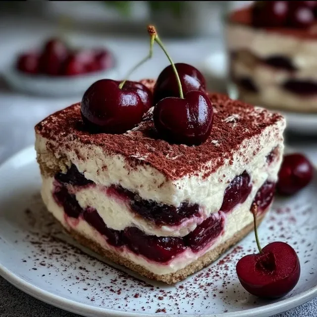 Cherry Amaretto Tiramisu: A Decadent Homemade Delight