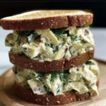 Chopped Artichoke Salad Sandwich