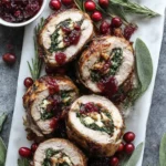 Christmas Stuffed Pork Tenderloin