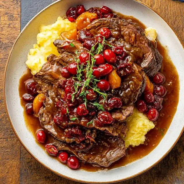 Cranberry Balsamic Roast Beef: A Life-Changing Holiday Main Dish