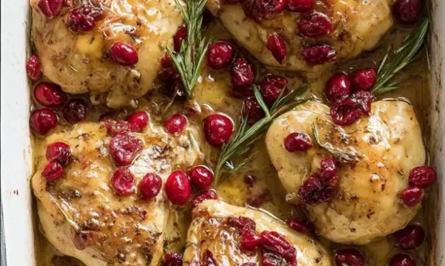 Cranberry Rosemary One Pan Chicken – A Scrumptious 45-Minute Meal