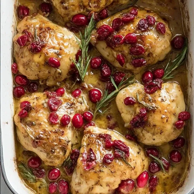 Cranberry Rosemary One Pan Chicken – A Scrumptious 45-Minute Meal