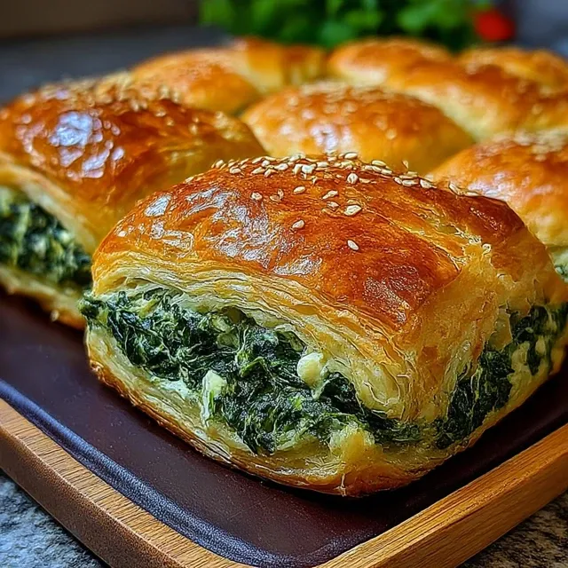 Creamy Spinach Puff: A Divine Bite-Sized Delight