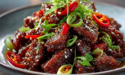Crispy Chilli Beef: A Delightful 30-Minute Family Dinner