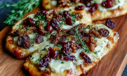Crispy Flatbread with Brie – A Heavenly 30-Minute Appetizer