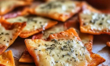 Crispy Pizza Chips – A Delicious Snack or Appetizer