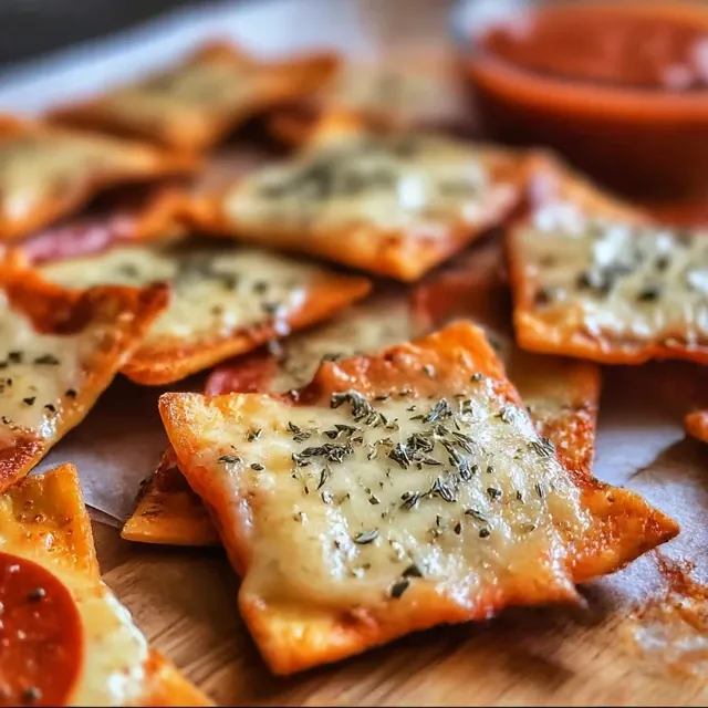 Crispy Pizza Chips – A Delicious Snack or Appetizer