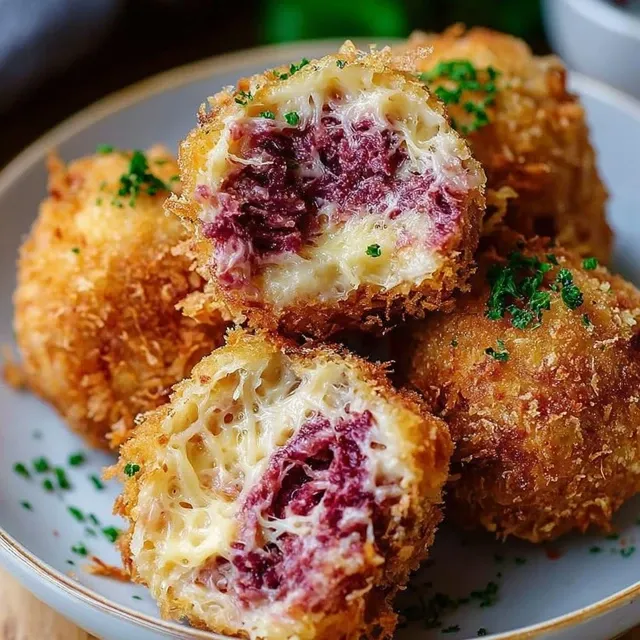 Crispy Reuben Balls: A Delightful Appetizer Delight