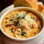 Crock Pot Creamy Chicken Parmesan Soup