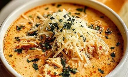Crock Pot Creamy Chicken Parmesan Soup – A Comforting and Flavorful Family Favorite