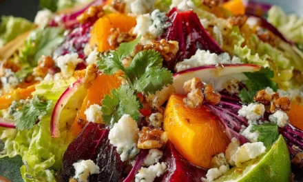 Fall Salad with Maple-Lime Dressing: A Delightful Seasonal Delight