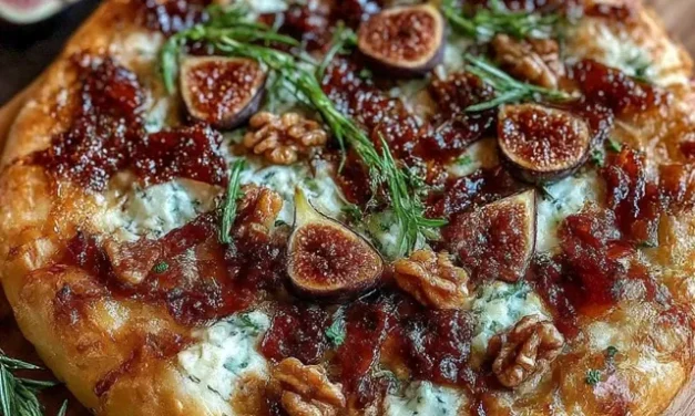 Fig Jam Pizza: A Scrumptious Delight in Just 20 Minutes