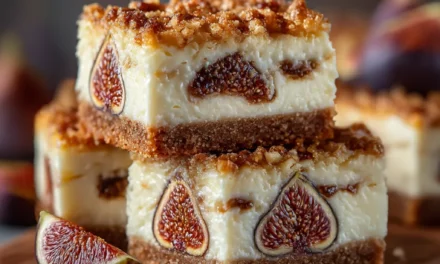 Fig and Cream Cheese Bars – A Quick and Delightful Treat