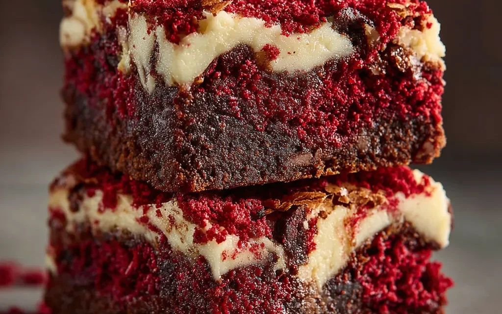Fudgy Red Velvet Brownies – A Comforting Delight in Just 10 Minutes