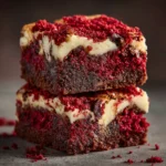 Fudgy Red Velvet Brownies