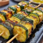 Garlic Butter Zucchini Skewers