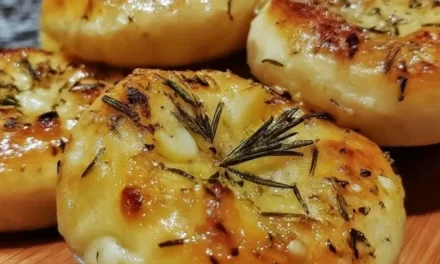 Irresistible Golden Crust Garlic Rosemary Focaccia Muffins