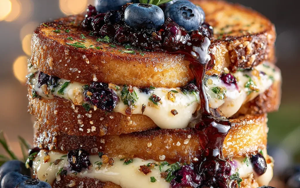Gourmet Blueberry Grilled Cheese: A Delightful Twist on a Classic