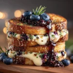 Gourmet Blueberry Grilled Cheese