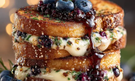 Gourmet Blueberry Grilled Cheese: A Delightful Twist on a Classic