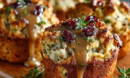 Gravy-Stuffed Stuffing Muffins – An Unforgettable Holiday Favorite