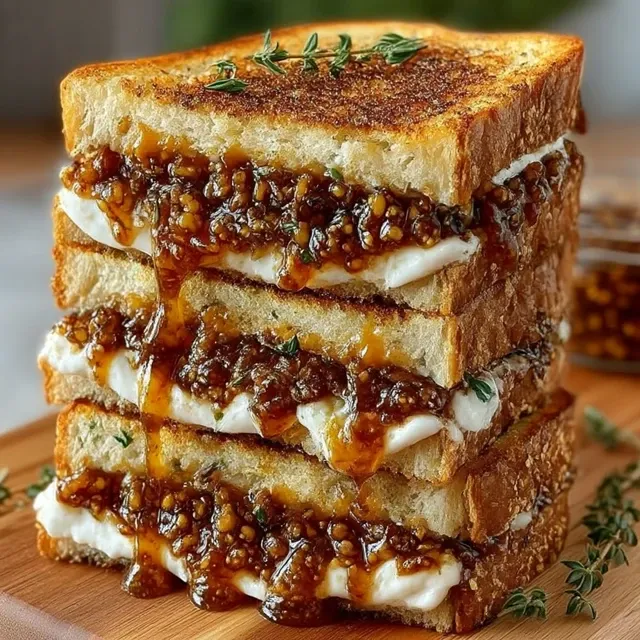 Grilled Fig Jam Sandwich: A Delightful Lunchtime Treat