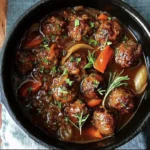 Guinness Gravy Meatballs