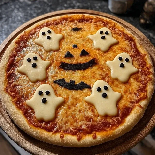 Spooktacular Halloween Pizza with a Magical Twist