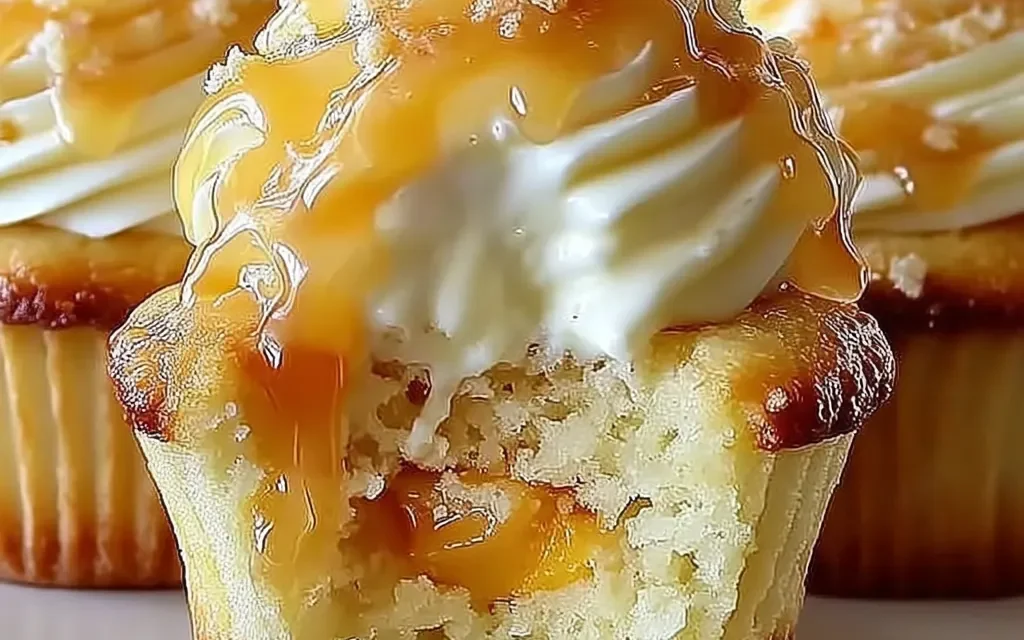 Honey Peach Cream Cheese Cupcakes – A Delightful Treat