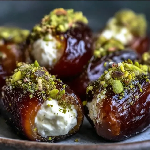 Honey Pistachio Ricotta Stuffed Dates – A Perfect Appetizer or Dessert
