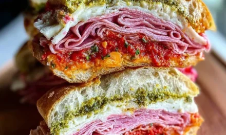 Classic Italian Muffuletta Sandwich: A Quick and Delicious Lunch Idea