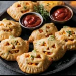 Jack-O'-Lantern Calzones