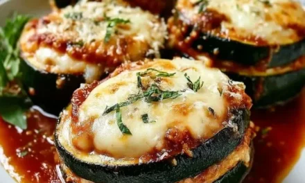 Layered Zucchini Ricotta Melts with Marinara: A Mouthwatering Family Favorite