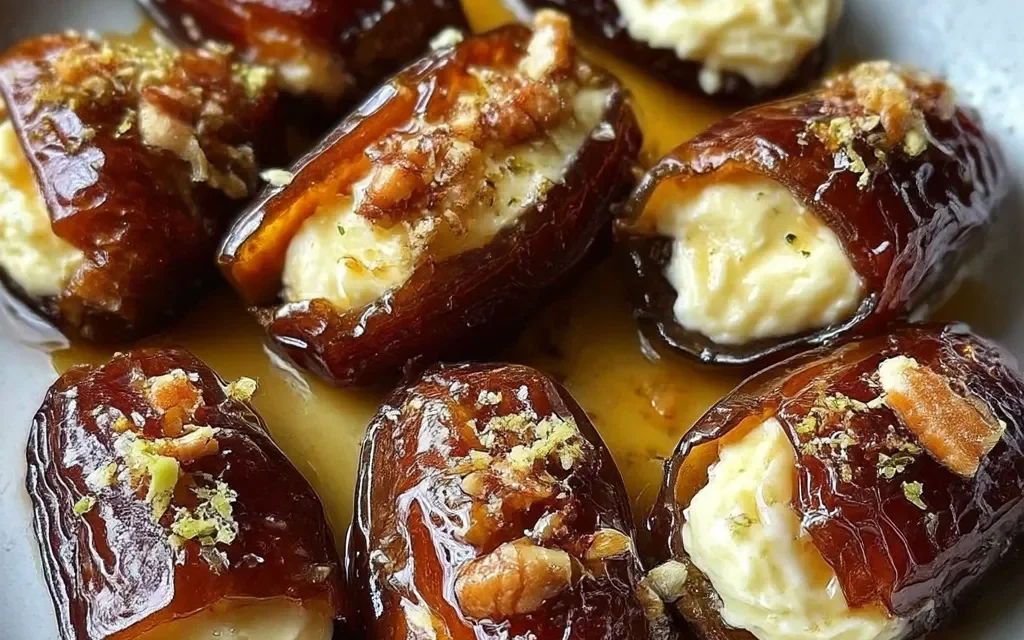 Maple-Drizzled Mascarpone Stuffed Dates: A Decadent Treat in Minutes