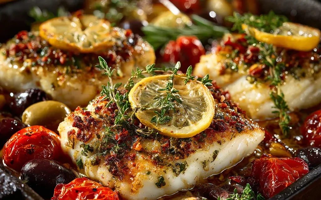 Mediterranean Baked White Fish: An Irresistible Weeknight Delight