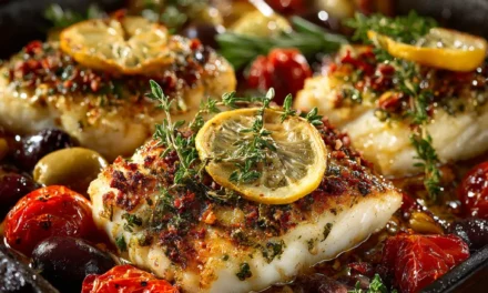 Mediterranean Baked White Fish: An Irresistible Weeknight Delight
