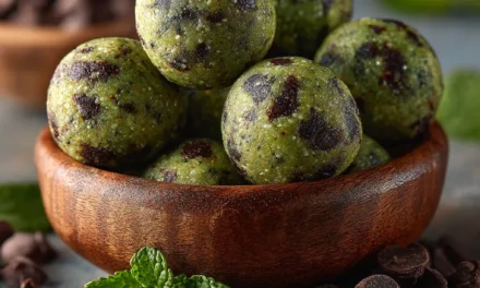 Mint Chocolate Chip Protein Balls: Quick, Easy, and Delightful