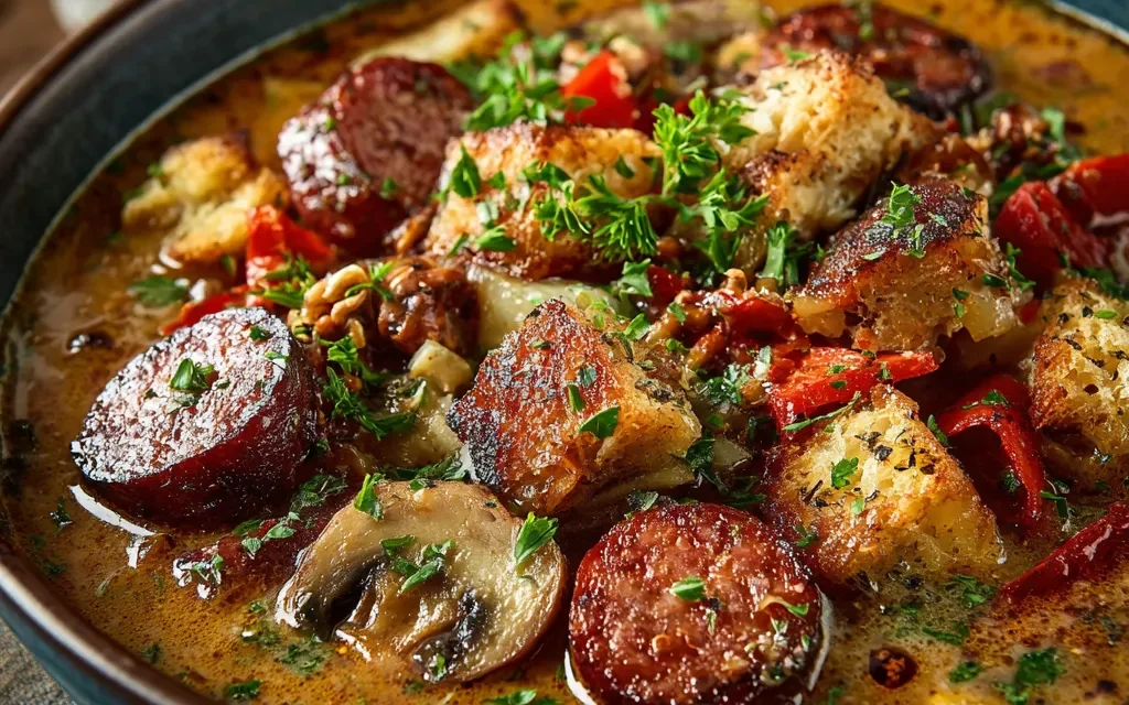 Oktoberfest Stew With Lager and Smoked Sausage: A Classic Autumn Favorite