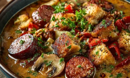 Oktoberfest Stew With Lager and Smoked Sausage: A Classic Autumn Favorite