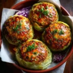 Oven-Baked Cabbage Burgers