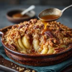 Pear, Pecan & Caramel Crumble