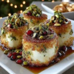 Pistachio-Crusted Brie Bites