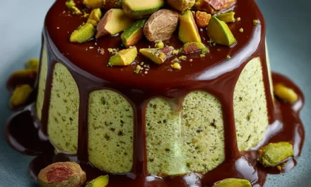 Pistachio Mousse with Chocolate Ganache: A Quick and Delightful Dessert