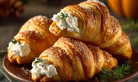 Pumpkin Pie Crescent Rolls with Cream Cheese Filling