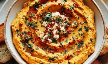 Pumpkin Whipped Feta Dip – A Scrumptious Seasonal Delight