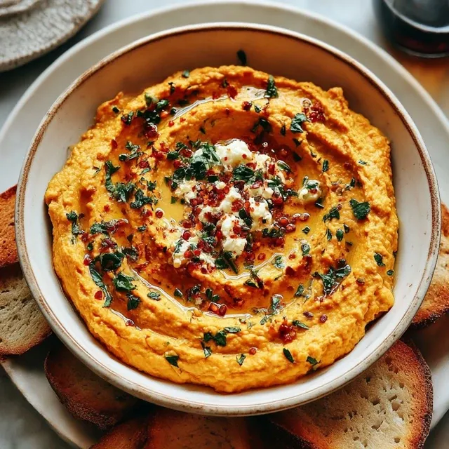 Pumpkin Whipped Feta Dip – A Scrumptious Seasonal Delight